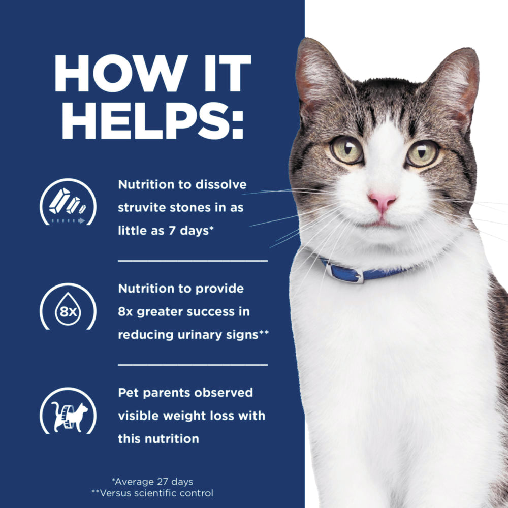 Hill's Prescription Diet c/d Urinary Multicare + Metabolic Weight Chicken Flavor Dry Cat Food 6.35lbs