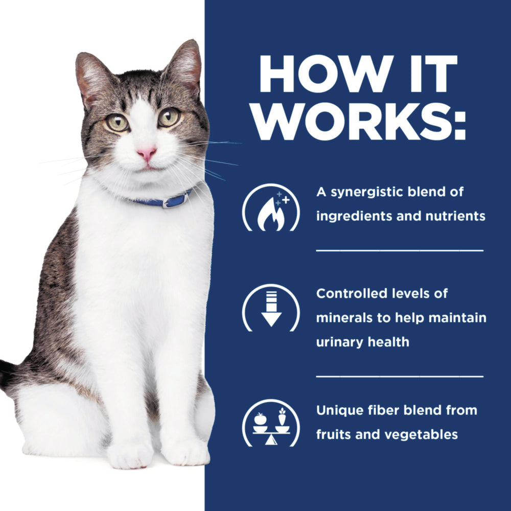 Hill's Prescription Diet c/d Urinary Multicare + Metabolic Weight Chicken Flavor Dry Cat Food 6.35lbs