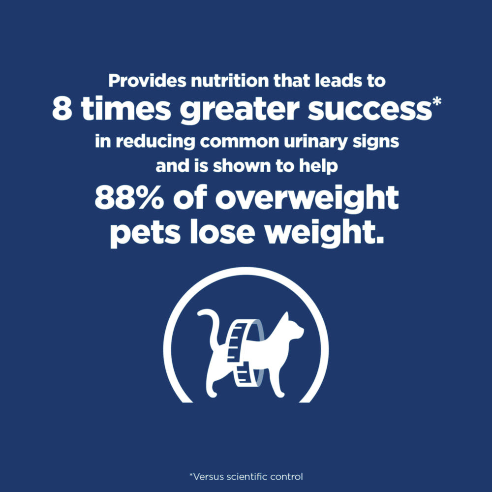 Hill's Prescription Diet c/d Urinary Multicare + Metabolic Weight Chicken Flavor Dry Cat Food 6.35lbs