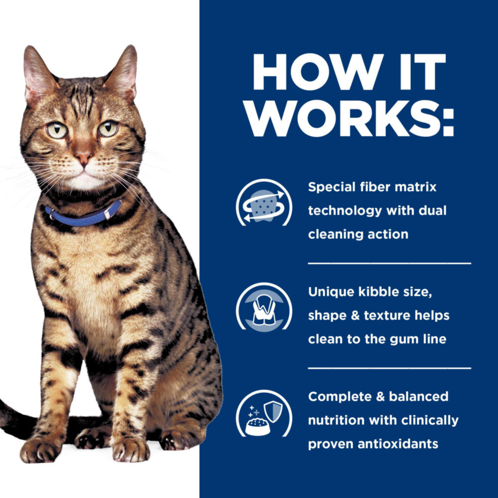 Hill's Prescription Diet t/d Dental Health Dry Cat Food 4lbs