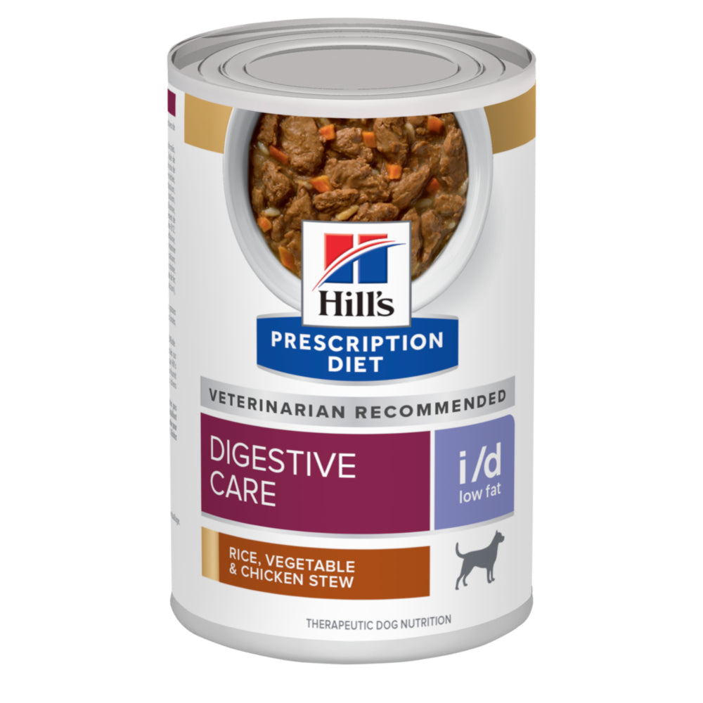 Hill's Prescription Diet i/d Digestive Care Low Fat Rice, Vegetable and Chicken Stew Dog Food