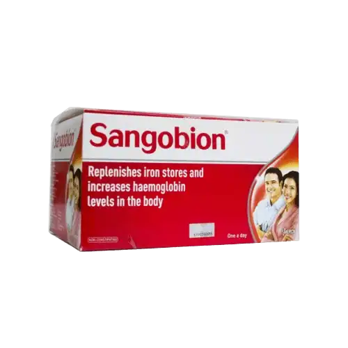 Sangobion (Ferrous Gluconate) Iron Supplement 250mg Capsules