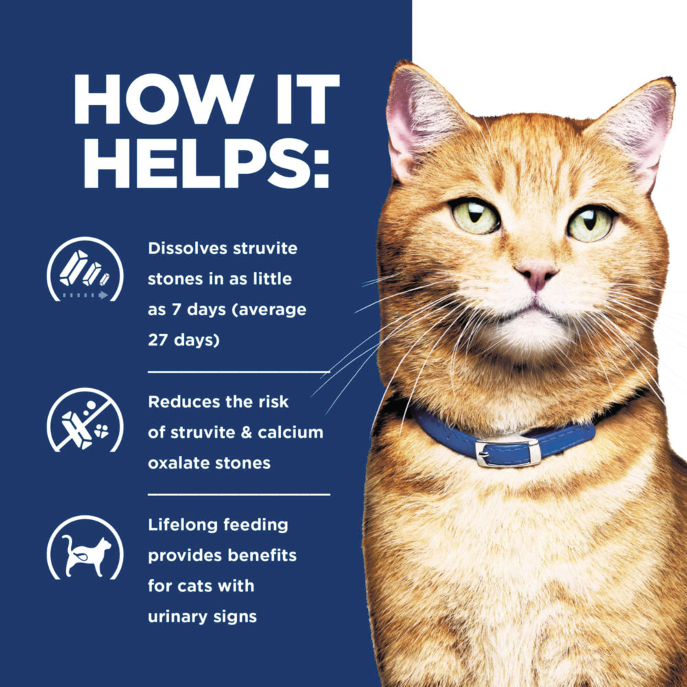 Hill's Prescription Diet c/d Urinary Care Multicare with Ocean Fish Dry Cat Food 4lbs