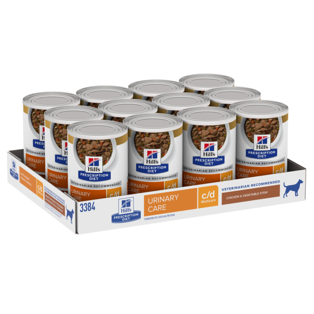 Hill's Prescription Diet c/d Urinary Care Multicare Chicken & Vegetable Stew Dog Food 12.5oz