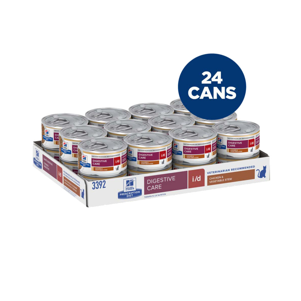 Hill's Prescription Diet i/d Digestive Care Chicken & Vegetable Stew Cat Food 2.9oz