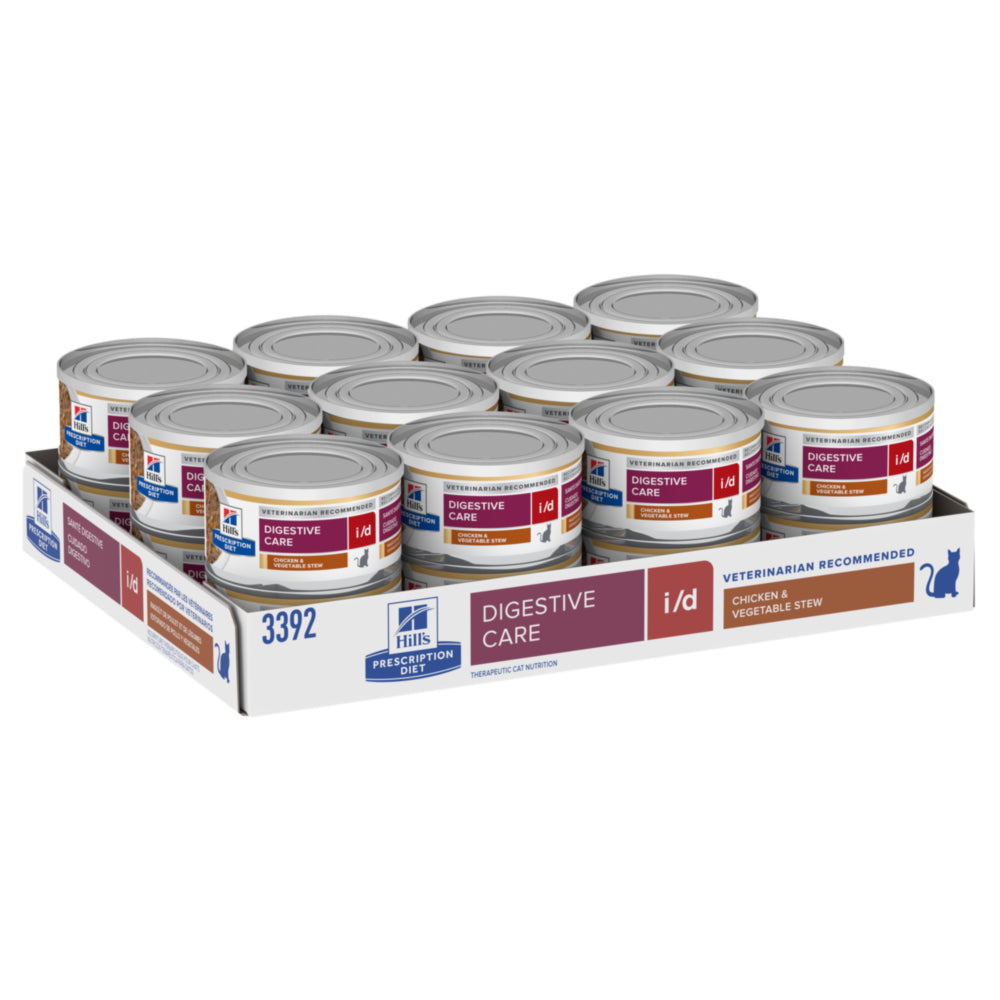 Hill's Prescription Diet i/d Digestive Care Chicken & Vegetable Stew Cat Food 2.9oz