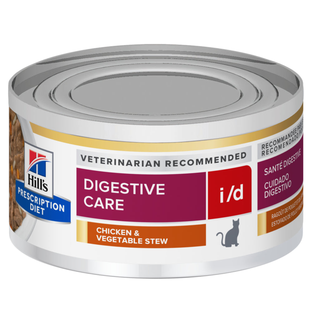 Hill's Prescription Diet i/d Digestive Care Chicken & Vegetable Stew Cat Food 2.9oz