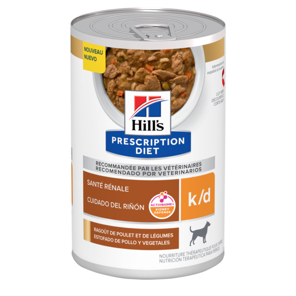 Hill's Prescription Diet k/d Kidney Care Chicken & Vegetable Stew Dog Food