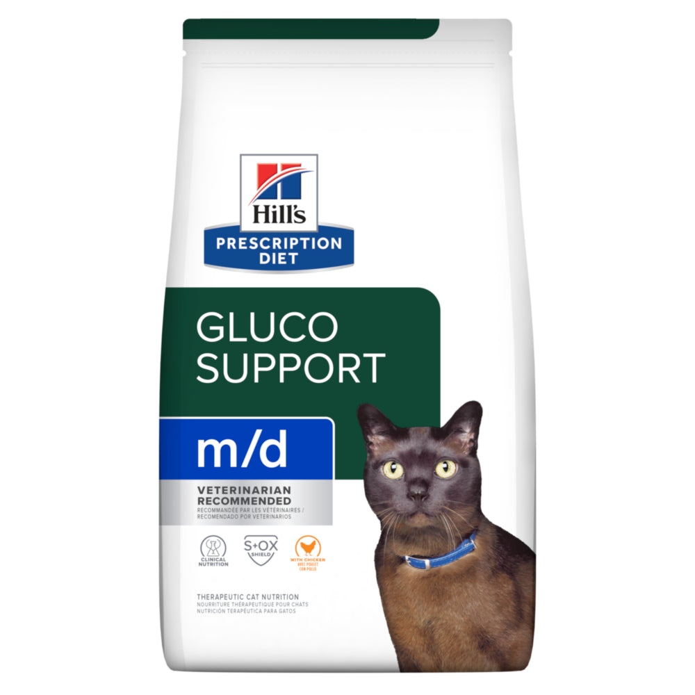 Hill's Prescription Diet m/d GlucoSupport with Chicken Cat Food 4lbs