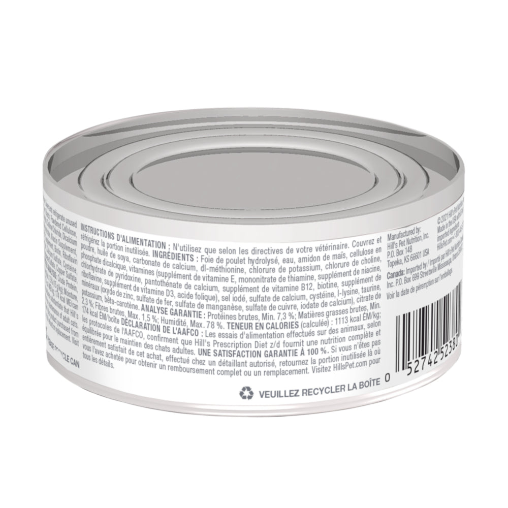 Hill's Prescription Diet z/d Food Sensitivities Wet Cat Food 5.5oz