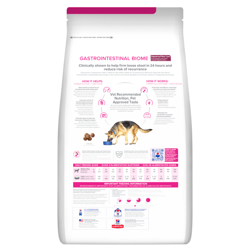 Hill's Prescription Diet Gastrointestinal Biome Dog Food 16lbs