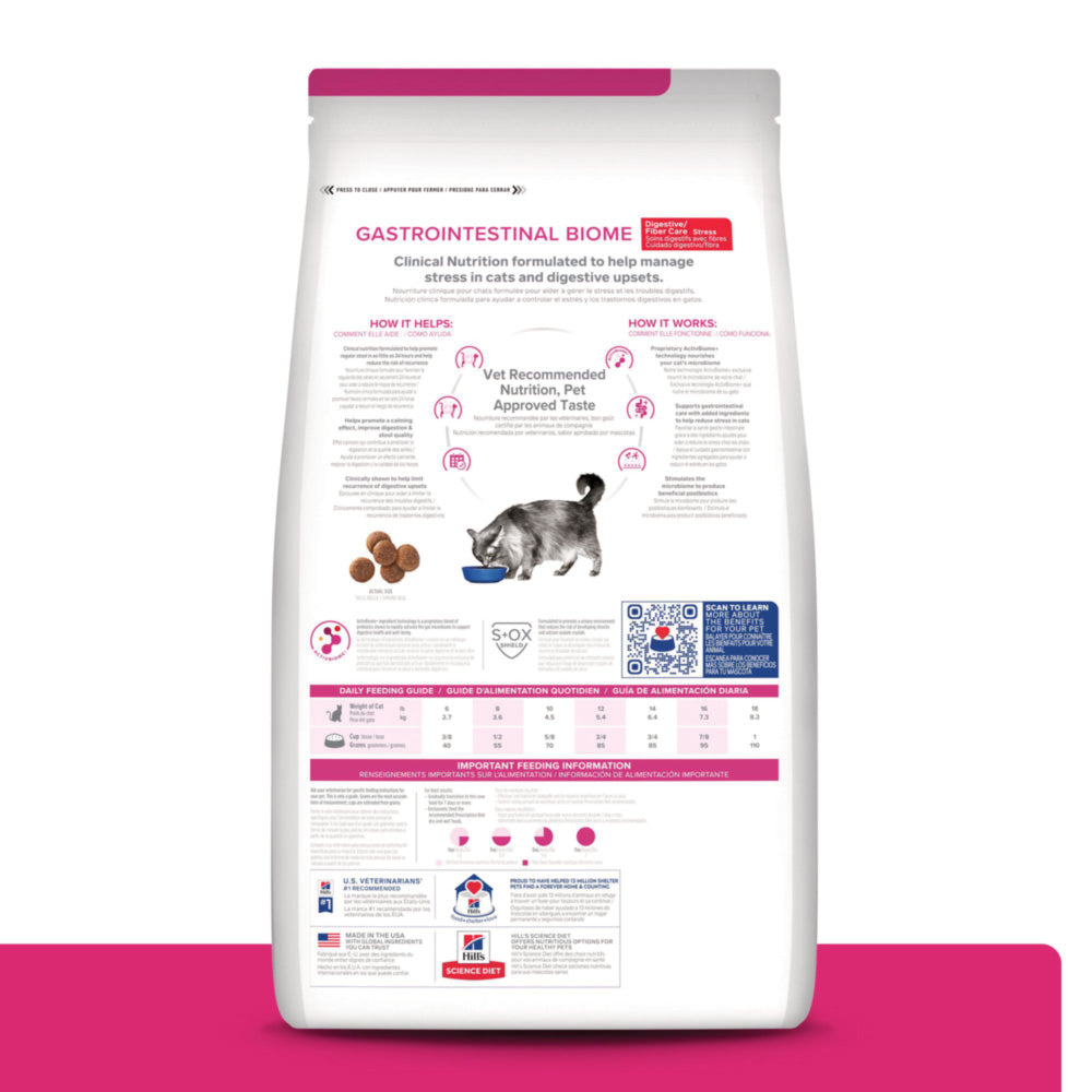 Hill's Prescription Diet Gastrointestinal Biome Stress with Chicken Cat Food