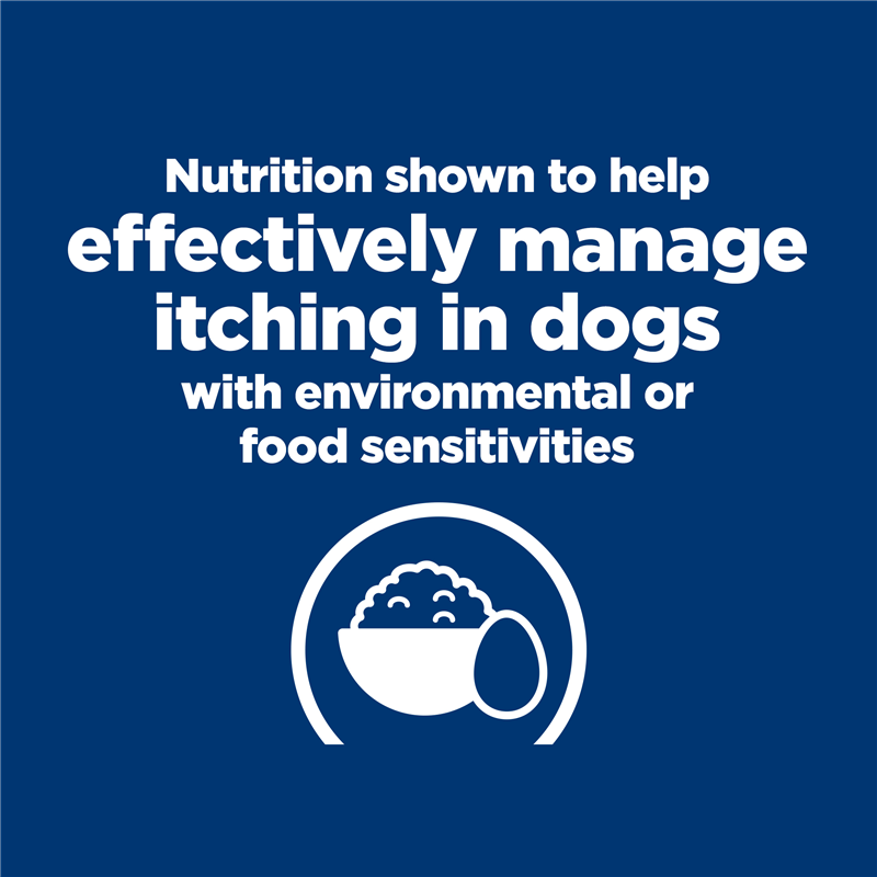 Hill's Prescription Diet Derm Complete Small Bites Rice & Egg Recipe Dog Food