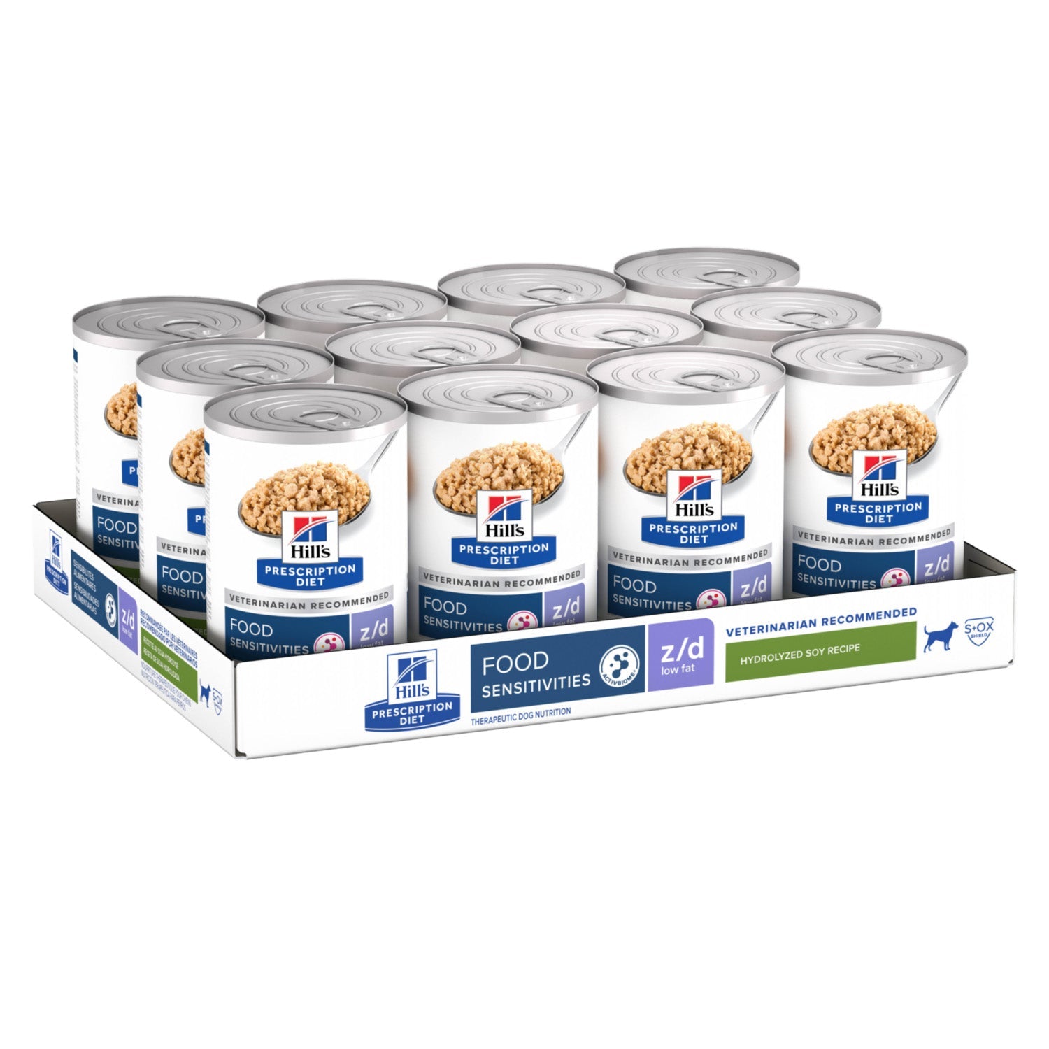Hill's Prescription Diet z/d Low Fat Hydrolyzed Soy Recipe Wet Dog Food 13oz