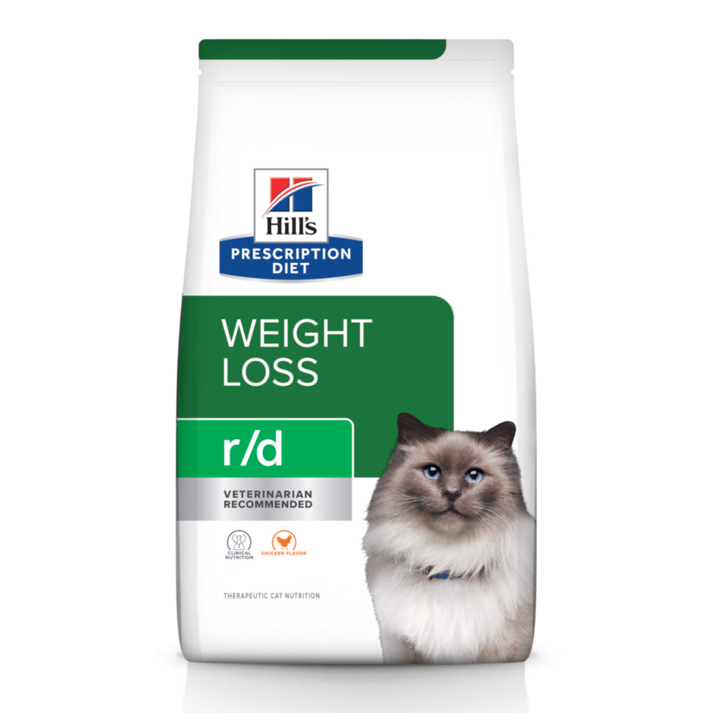 Hill's Prescription Diet r/d Weight Reduction Chicken Flavor Dry Cat Food 4lbs