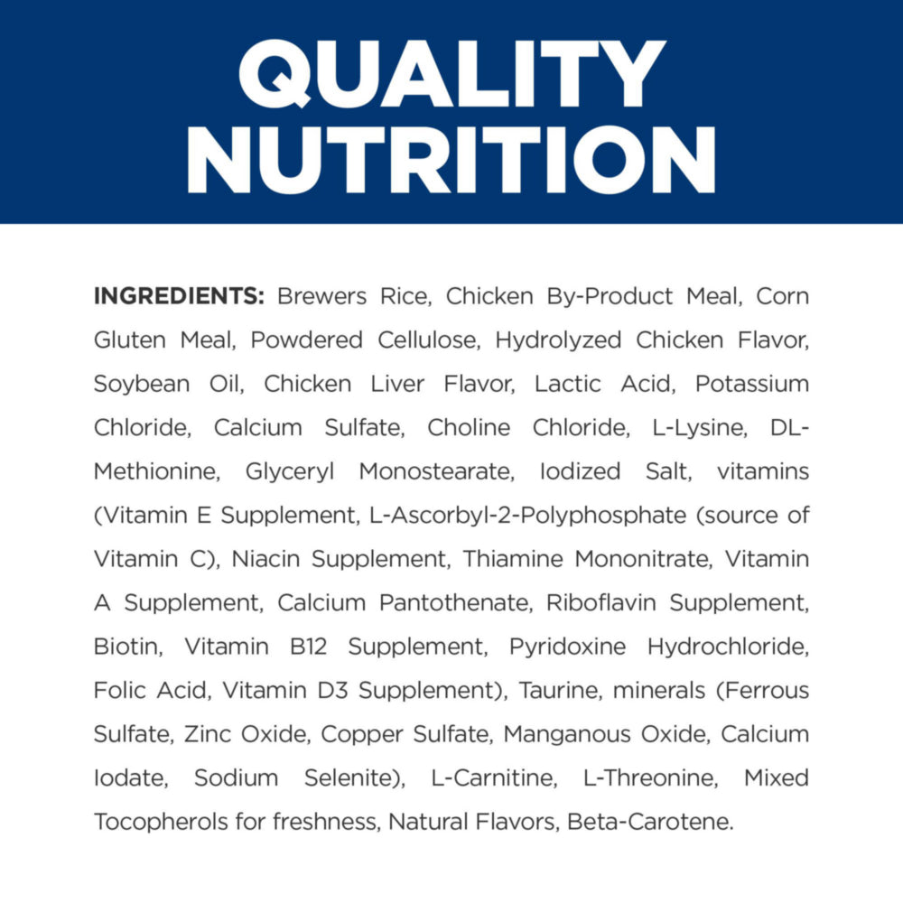 Hill's Prescription Diet r/d Weight Reduction Chicken Flavor Dry Cat Food 4lbs