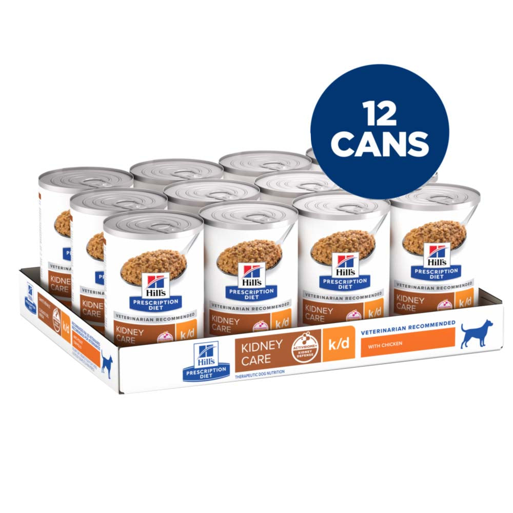 Hill's Prescription Diet k/d Kidney Care with Chicken Wet Dog Food 13oz
