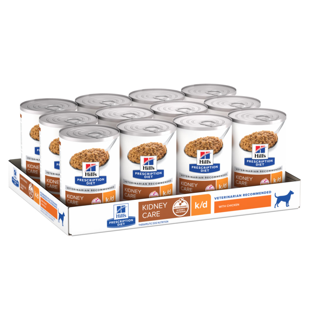 Hill's Prescription Diet k/d Kidney Care with Chicken Wet Dog Food 13oz