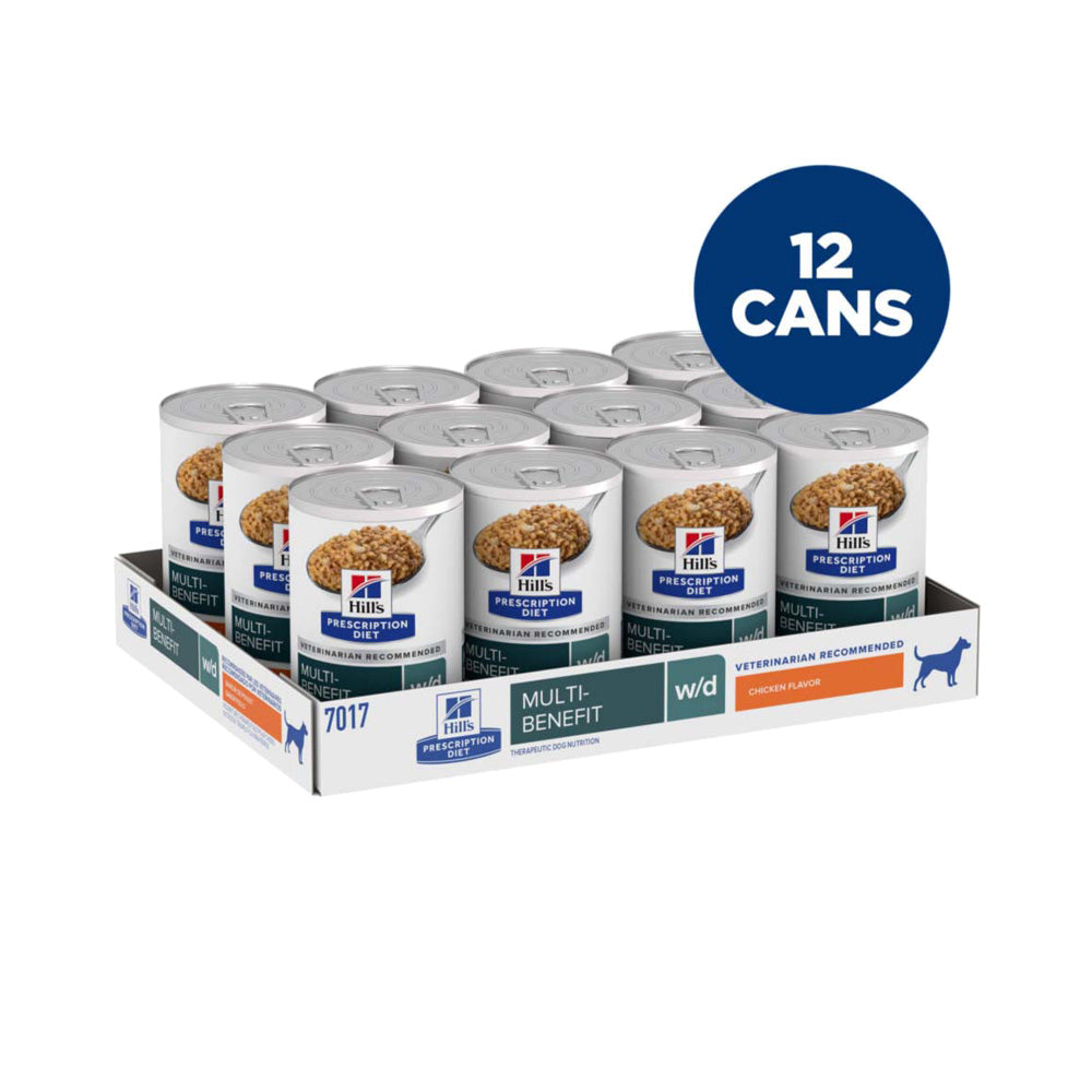 Hill's Prescription Diet w/d Multi-Benefit Chicken Flavor Wet Dog Food 13oz