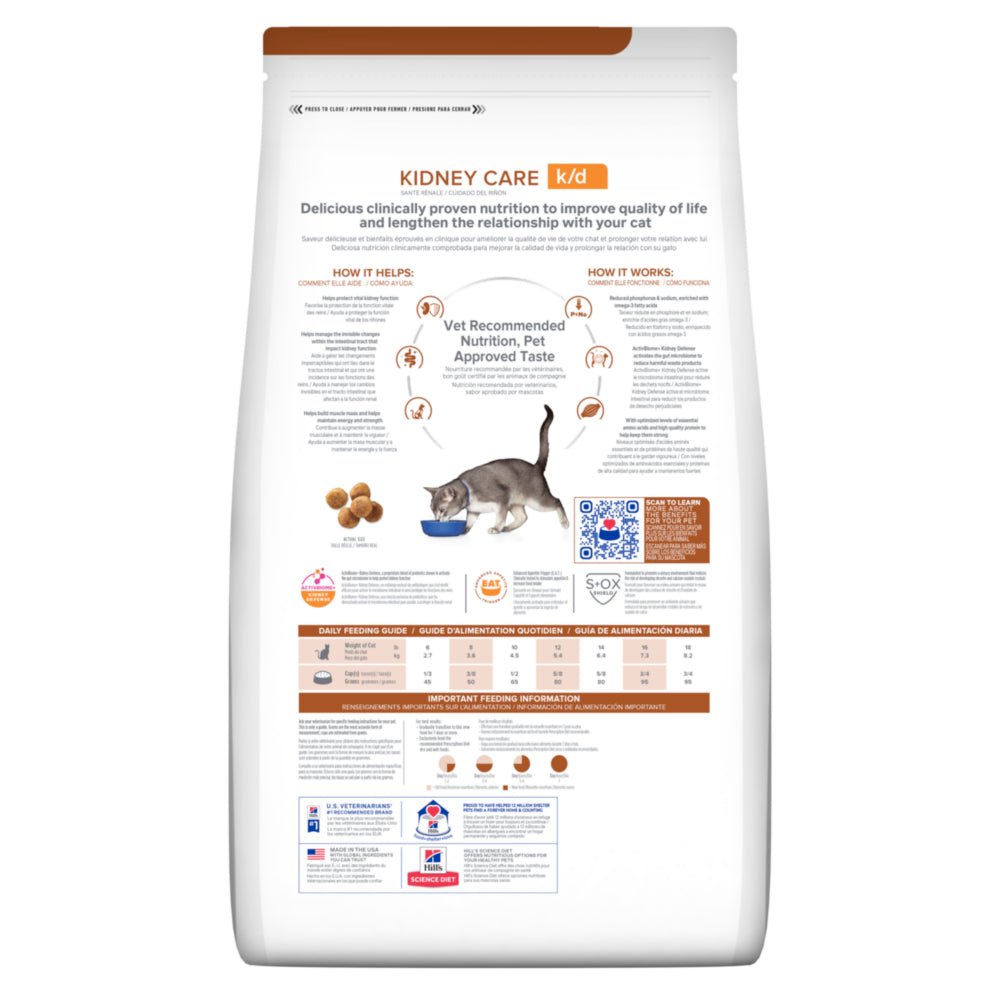 Hill's Prescription Diet k/d Kidney Care with Chicken Cat Food