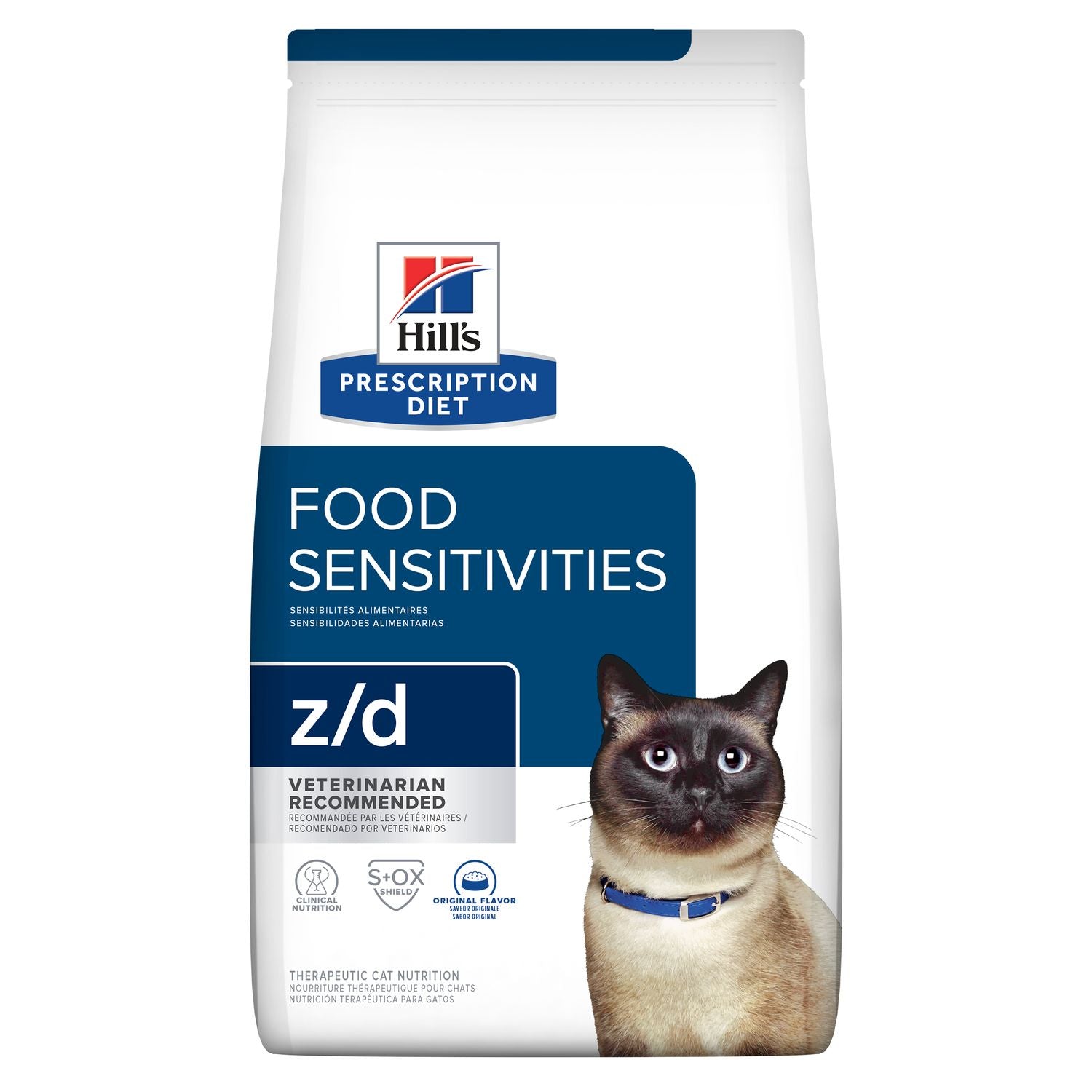 Hill's Prescription Diet z/d Food Sensitivities Cat Food 4lbs
