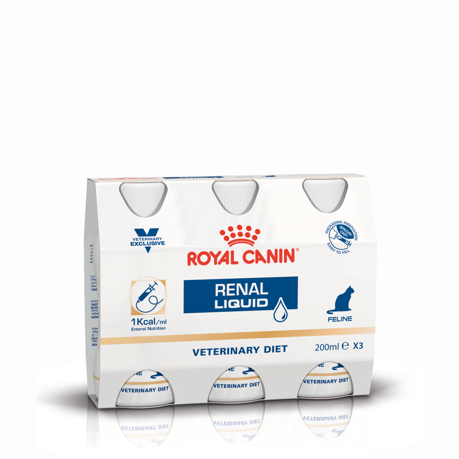 Royal Canin Veterinary Diet Renal Liquid Bottled Cat Food