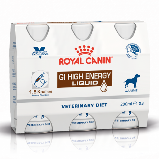 Royal Canin Veterinary Diet Gastrointestinal High Energy Liquid Bottled Dog Food