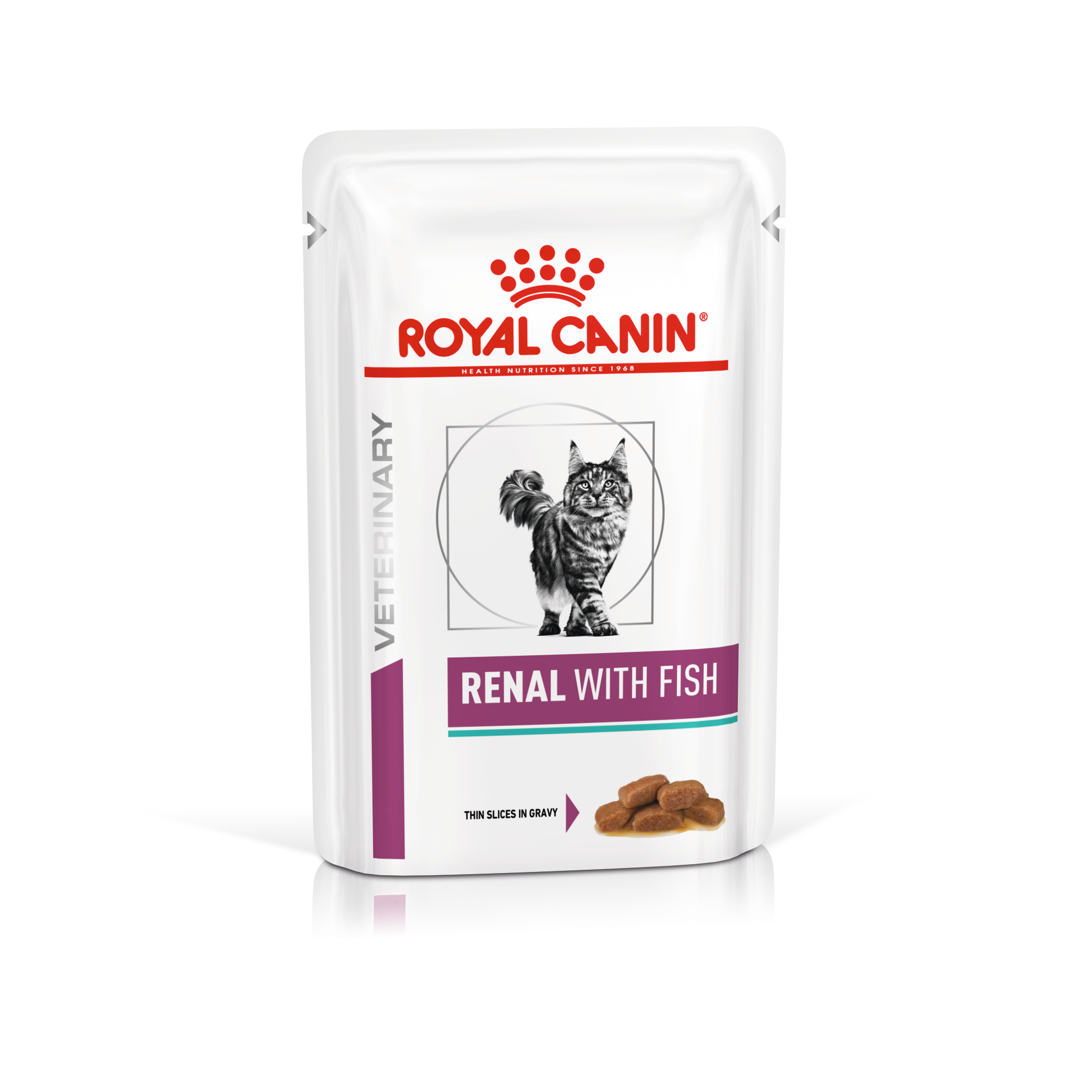 Royal Canin Veterinary Diet Renal Fish Pouches Wet Cat Food