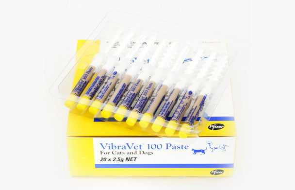 Zoetis VibraVet® Antibiotic Treatment Paste (Doxycycline 100mg/g) (2.5g syringe)