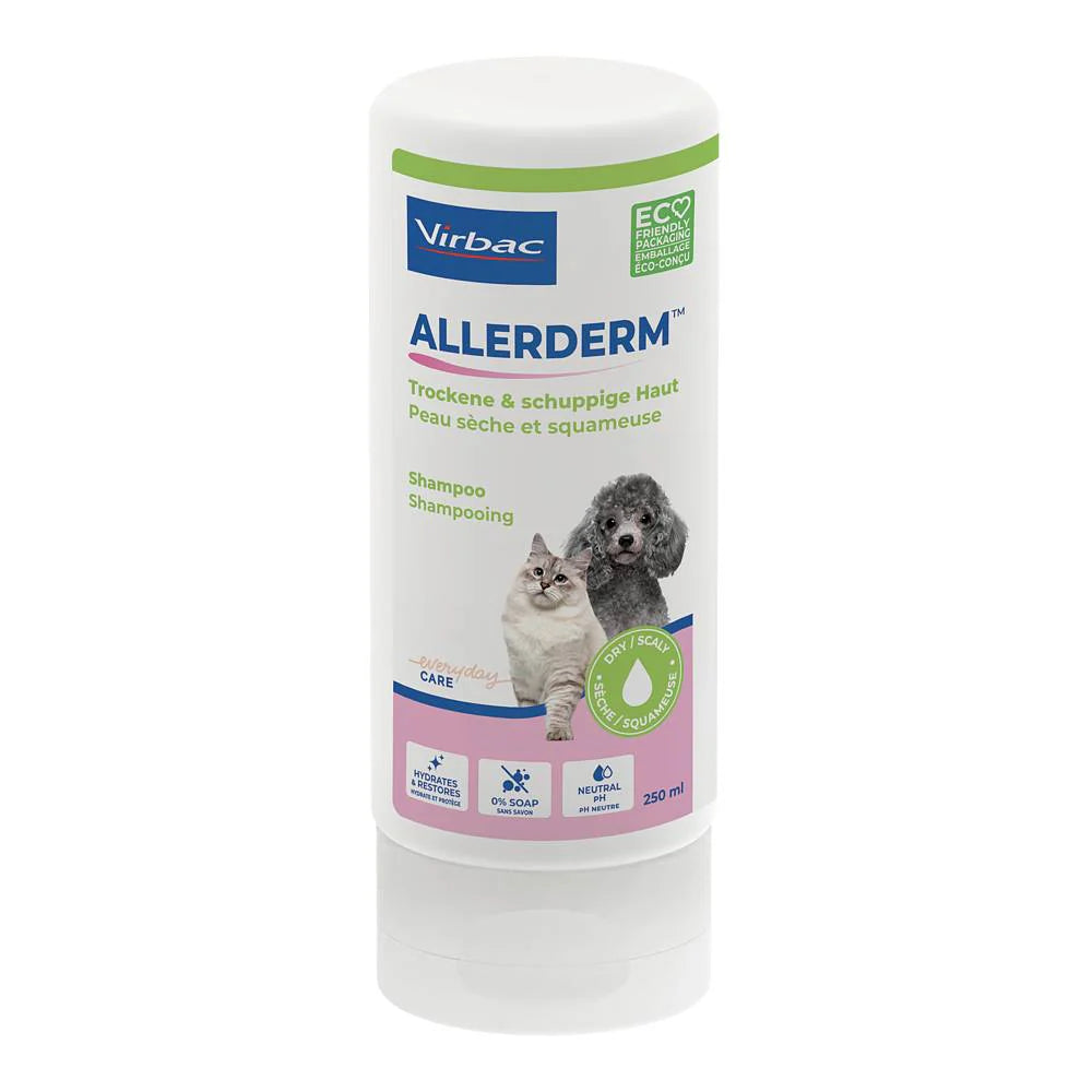 ALLERDERM Shampoo - Dry & Scaly Skin (For cats and dogs)
