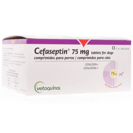 Cefaseptin (Cephalexin Monohydrate) 75mg Tablet