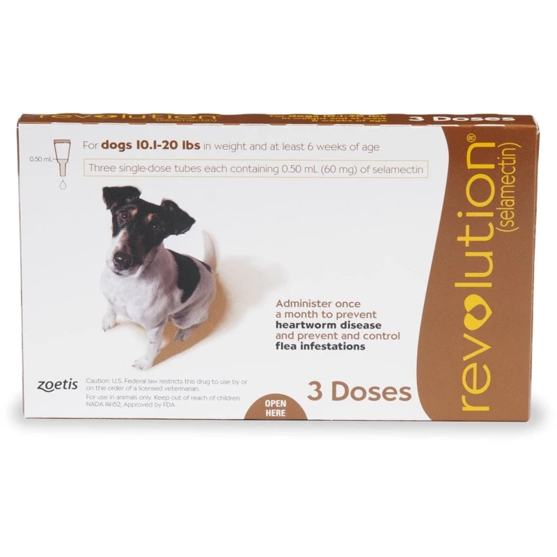 Revolution Heartworm Fleas Ticks Prevention for Dogs