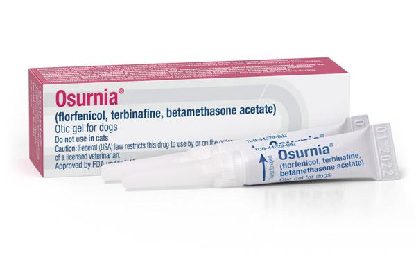 Dechra Osurnia Ear Gel (Florfenicol/Terbinafine/Betamethasone 1.2g) per Tube