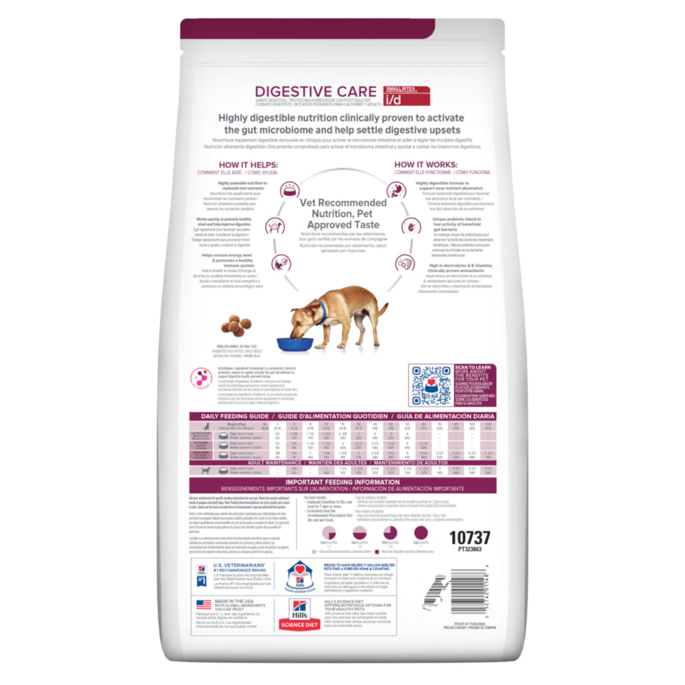 Hill's Prescription Diet i/d Small Bites Chicken Flavor Dog Food 1.5kg