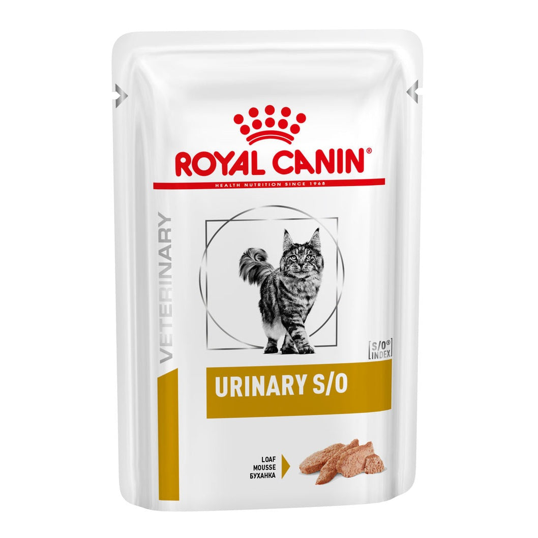 Royal Canin Veterinary Diet Urinary S/O Chicken Loaf in Gravy Pouches Wet Cat Food